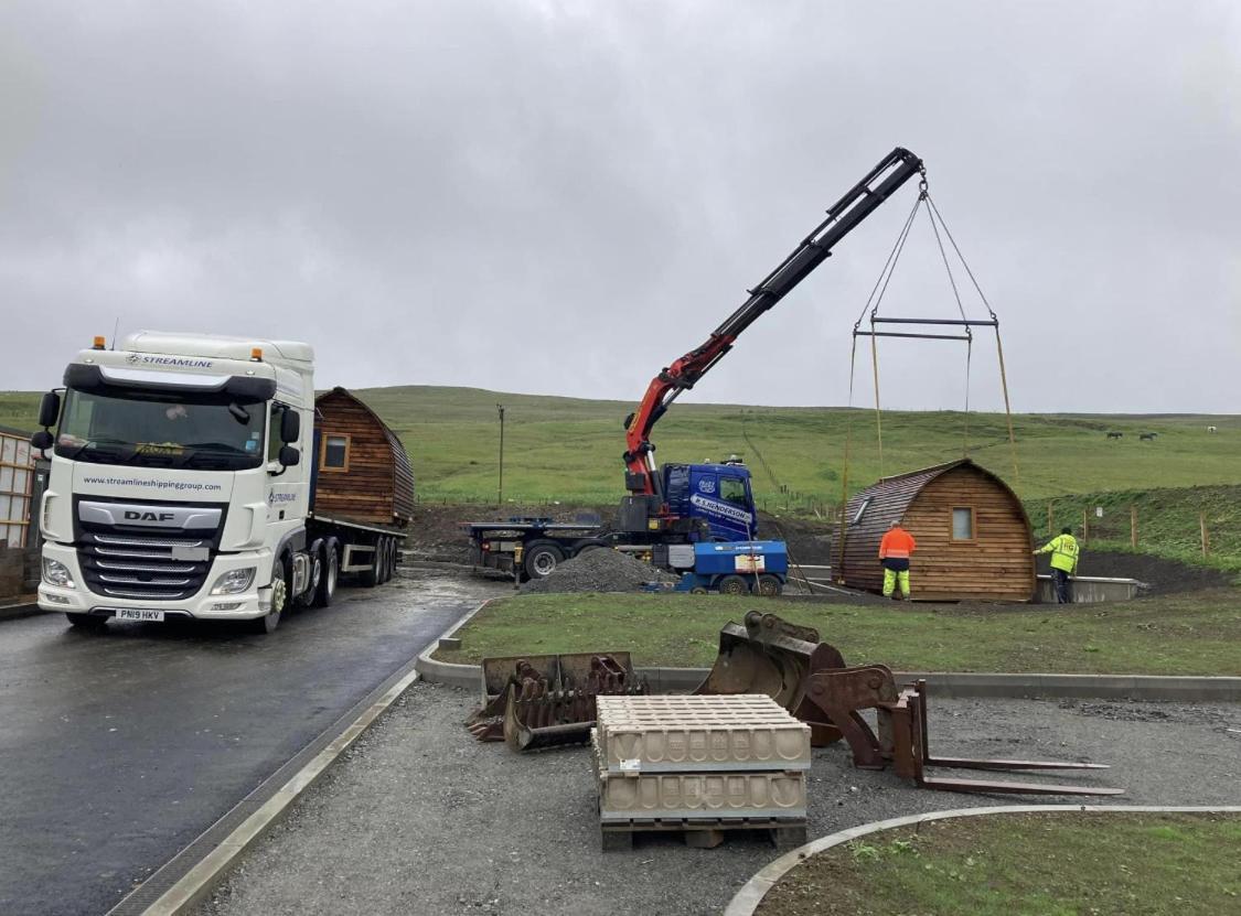 Scalloway Caravan Park Esterno foto